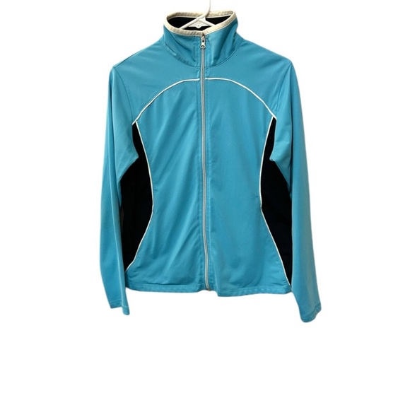 SJB Active Mock Neck Full Zip Long Sleeve Track Jacket Women’s Medium - Picture 1 of 4